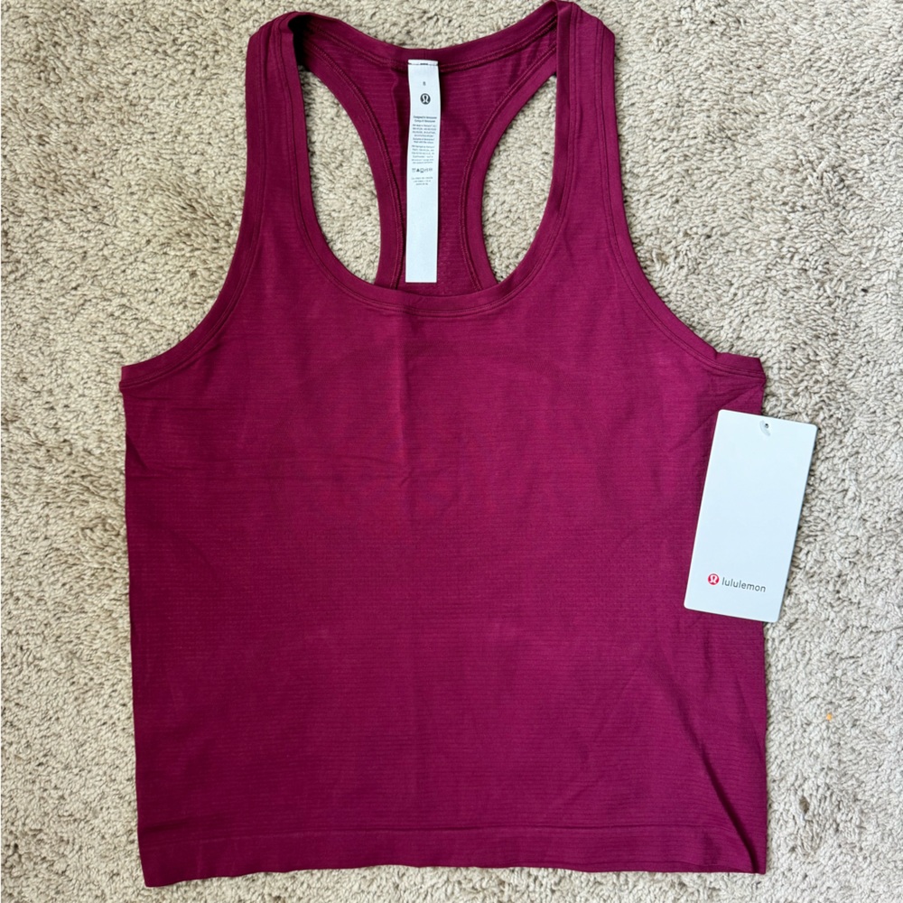 Lululemon Swiftly Tech Race Length Tank sz 8 NWT